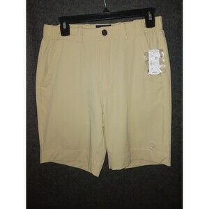 Brooks Brothers Men’s or Boy's 32W Khaki Beige Tan Nylon Blend Tech Shorts‎ NWT